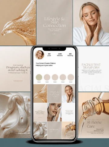 Beauty Instagram feed collection
